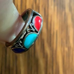 Sliver turquoise ring